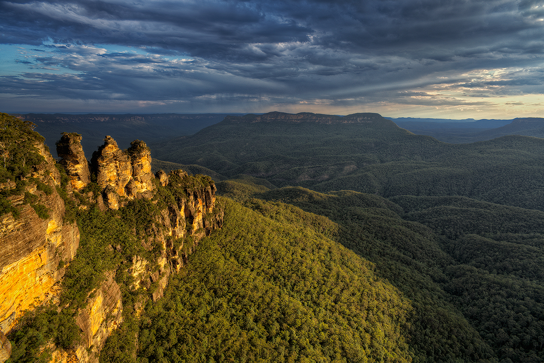 Three Sisters, Blue Mountains, National Park, mountain, forest, Australia, NSW